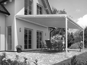 Underglass awnings, pic in b/w
