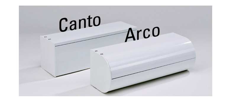 ARCO and CANTO window awning's cassettes