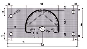 screw plate, mounting a gastro awning, awning with valance