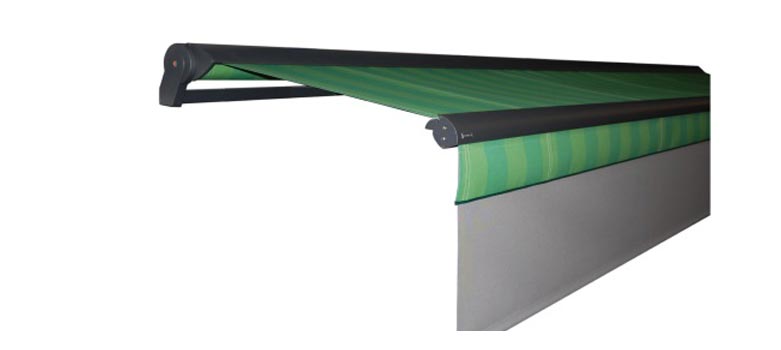 CAPRI awning in green design