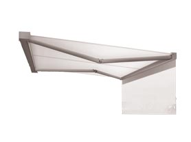 Cassette awning with valance, pic in b/w