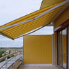 Sidea awning combined with awning RIVA